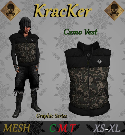 Kracker ~ Camo Vest
