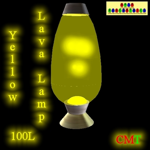 BAIM Yellow Lava Lamp