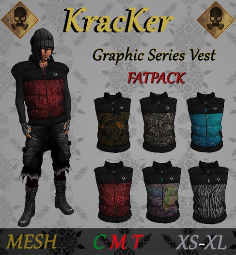 Kracker ~ Graphic Series Vest ~ FATPACK