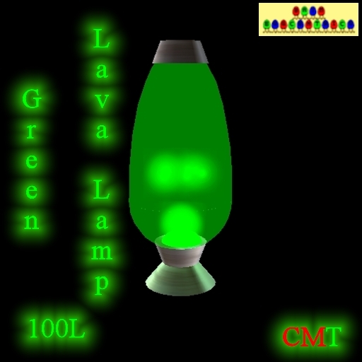 BAIM Green Lava Lamp