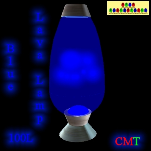 BAIM Blue Lava Lamp
