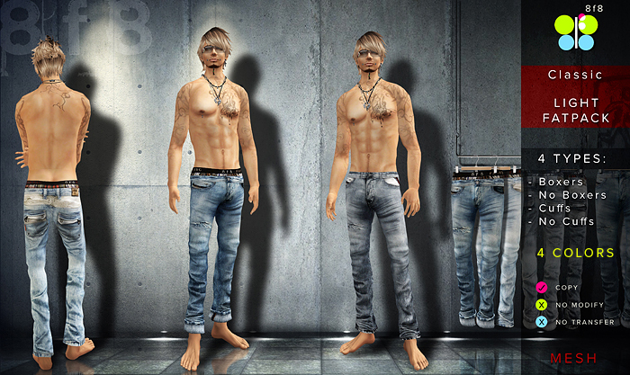 Classic LIGHT Jeans FATPACK