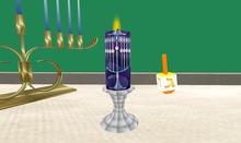 Chanukkah Lights Candle