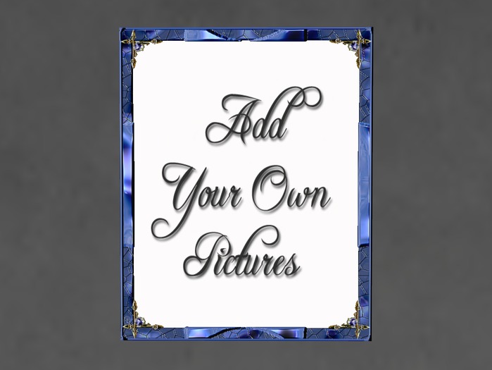 N1C Creations Digital Photo Frame Blue Ice