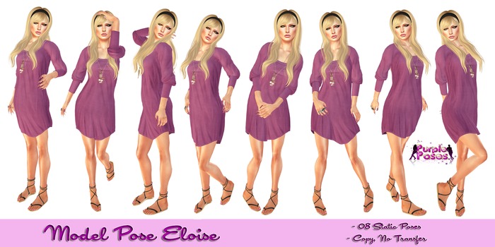 PURPLE POSES ELOISE - Model Poses