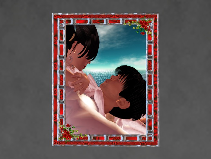 N1C Creations Digital Photo Frame Glass Roses 