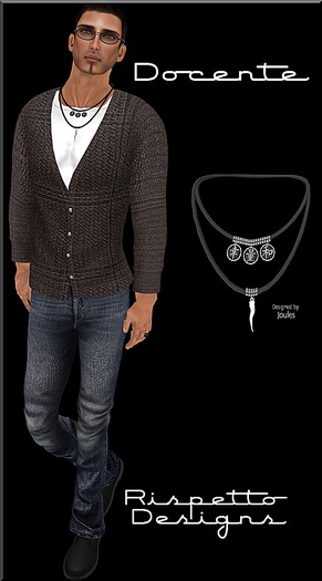 Rispetto Design - Docente MESH Outfit - Dark Brown