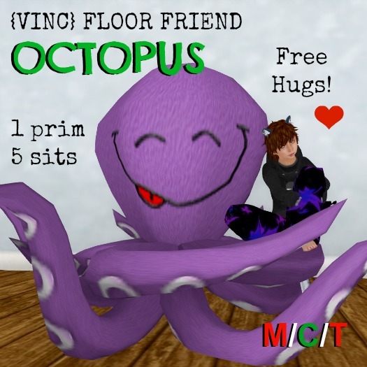 {VINC} Floor Friend - Octopus - Boxed