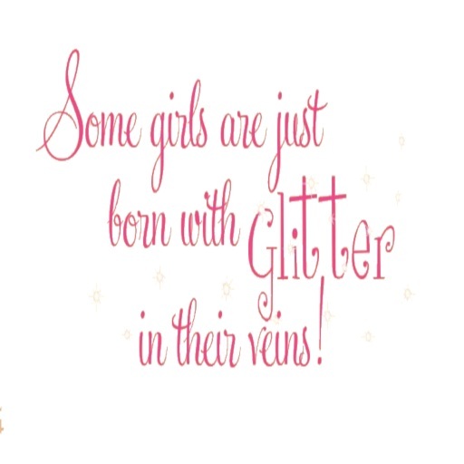 ~Decorama~ glitter - wall decal