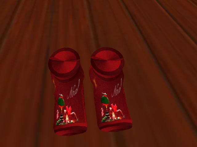 noel kitty slippers box