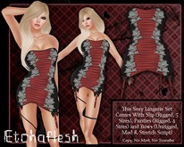 [Etchaflesh] Bombshell Lingerie Set