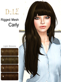 =DeLa*= Mesh Hair "Carly" Light Browns