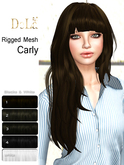 =DeLa*= Mesh Hair "Carly" Blacks and White 
