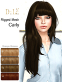 =DeLa*= Mesh Hair "Carly" Orange Browns