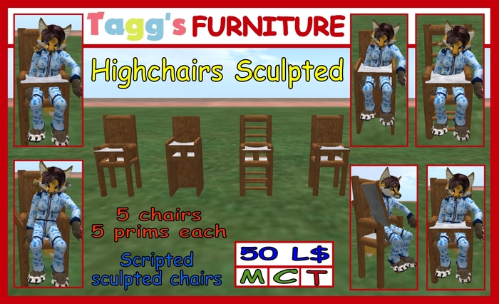 Tagg's Highchairs Sculpted