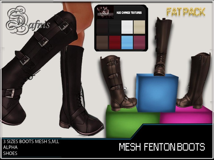 *DAFNIS MESH FENTON BOOTS FAT PACK