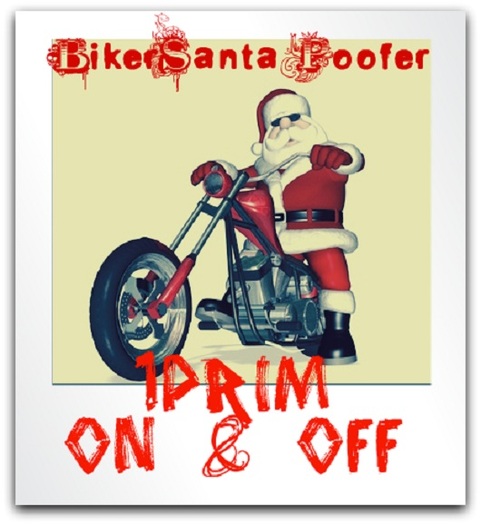 Biker-Weihnachtsmann Poofer