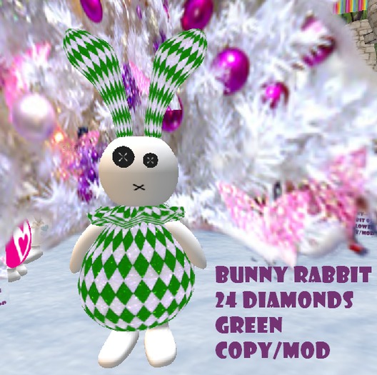 Bunny Rabbit 24 Diamonds Green Box 