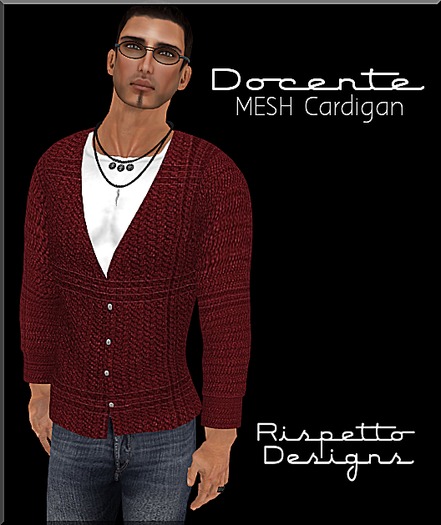 Rispetto Design - Docente MESH Cardigans - Wine