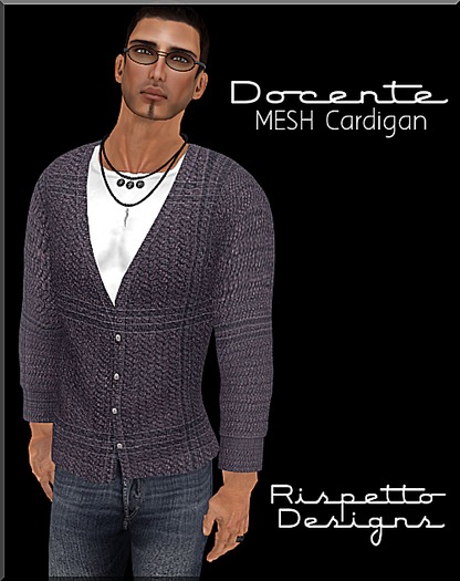 Rispetto Design - Docente MESH Cardigans - Grape