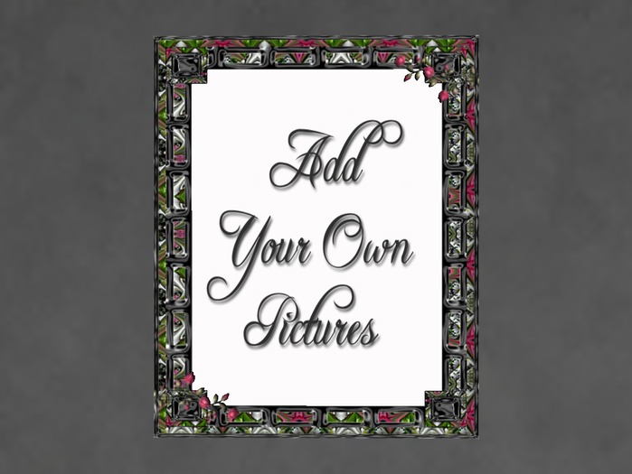 N1C Creations Digital Photo Frame Rose Garden