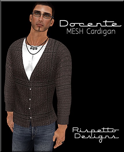 Rispetto Design - Docente MESH Cardigans - Dark Brown