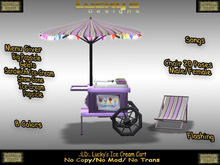 .:LD:. Lucky's Ice Cream Cart Menu Giver