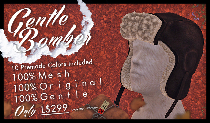 Gentle Bomber Aviator Hat by [MOLT]