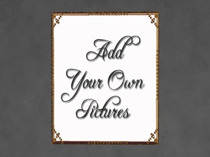 N1C Creations Digital Photo Frame Amber Gold