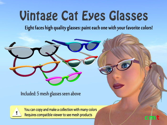 Marcia Glasses Cat Eyes