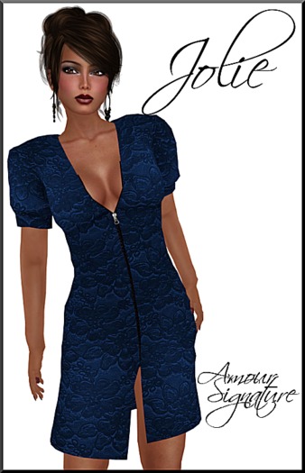 Amour Signature - Jolie MESH Dress - Royal