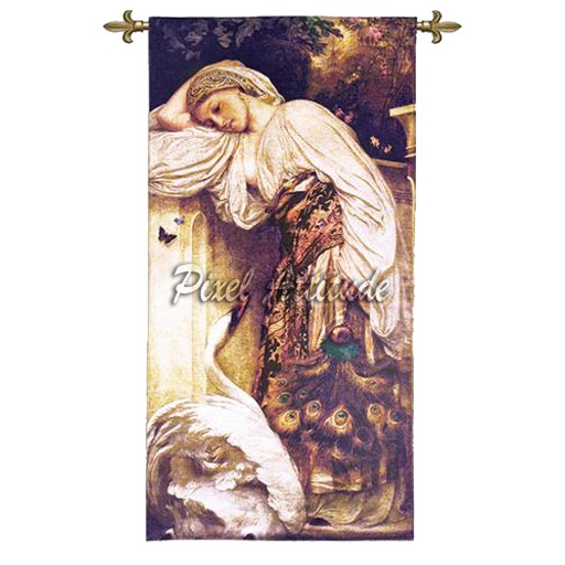 Frederic Leighton - Odalisque 1862 Tapestry Texture