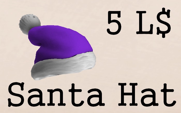Santa Hat - Purple