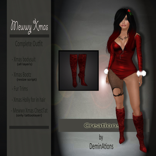PROMO -DeminAtions- Mewwy Xmas Outfit 