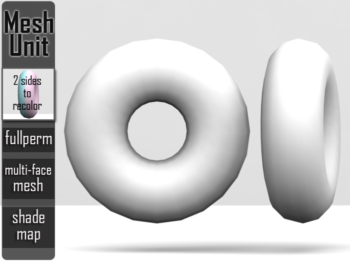 Mesh Unit: Full Perm ➔ Multi-purpose torus#2 (multi-face) + shade map