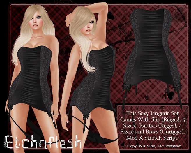 DEMO [Etchaflesh] Saria Lingerie Set