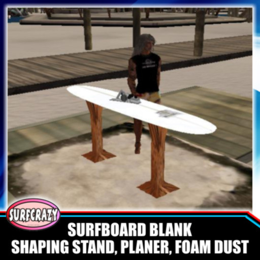 Surfboard Blank, Planer, Foam Dust