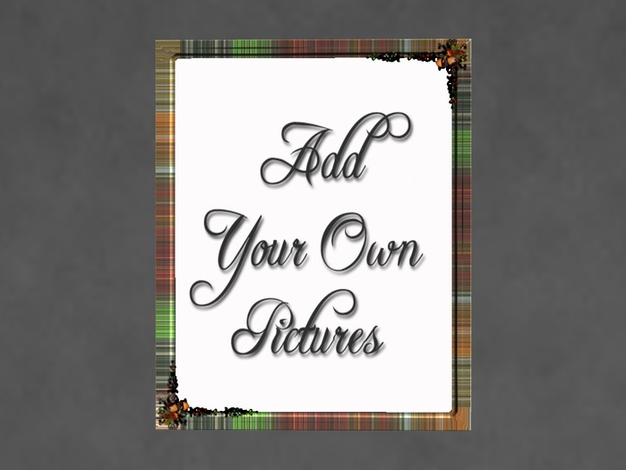 N1C Creations Digital Photo Frame Autumn Blast