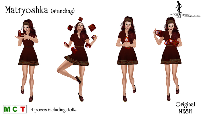 *~*HopScotch*~* Matryoshka (Standing)