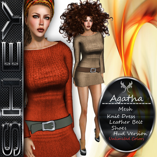 SHEY - Agatha Knit Mesh Dress