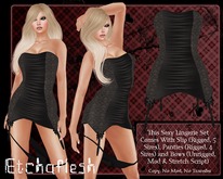 [Etchaflesh] Brocade Beauty Lingerie Set