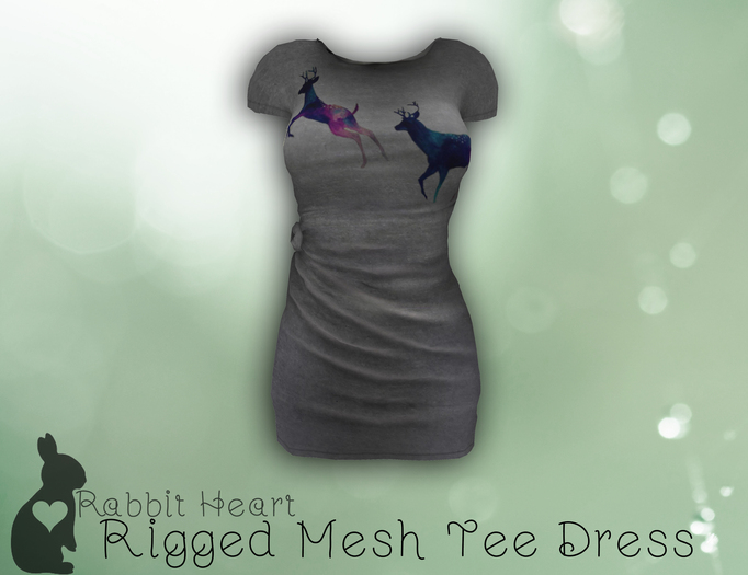 Rabbit Heart - Deer Tee Dress (Mesh)