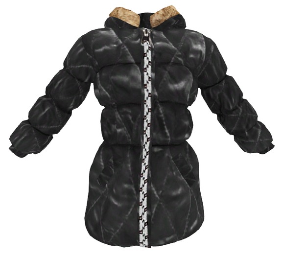 LE:MON nubim padded coat <black>