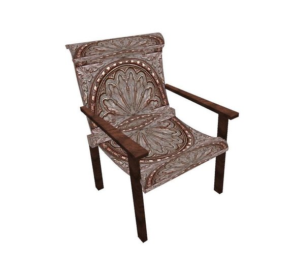 Leather Chair with Animation 2 Prims by H&G