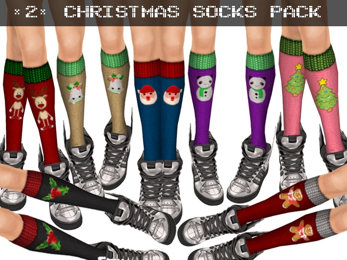 *2* Christmas Socks Pack
