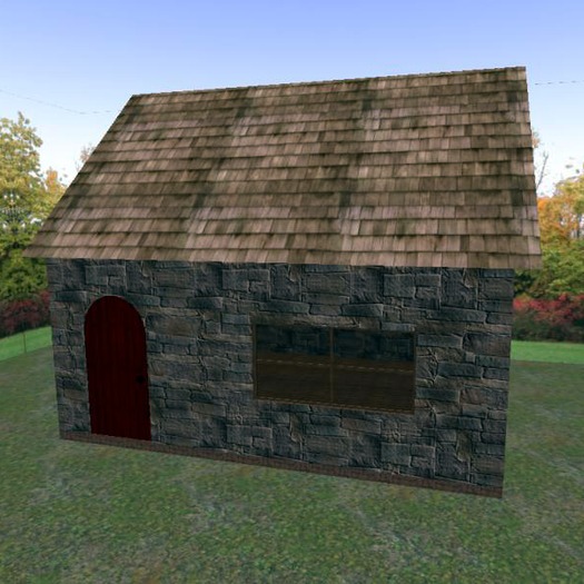 Full Eave Small Rustic House/Shop - Copy Version