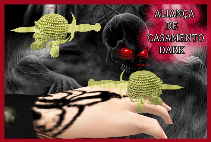 ALIANCE DARK GOLD WEDDING