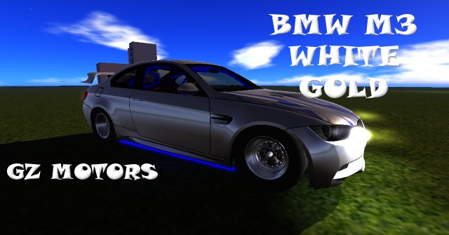 BMW M3 WHITE GOLD