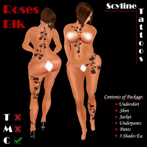 ::Scyline Tattoos:: Black Roses