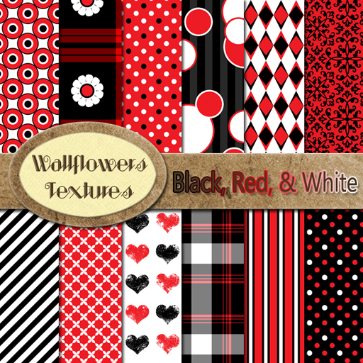 *Wallflowers* Black, Red, & White